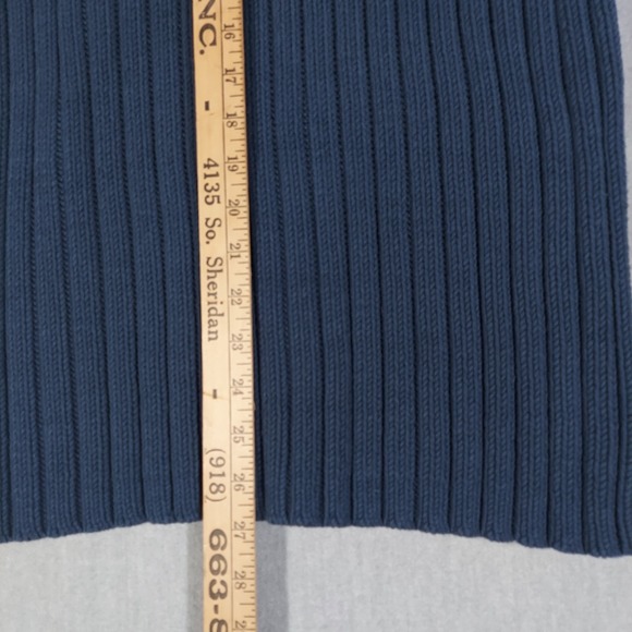 Old Navy Y2K Sweater Ribbed Varsity Striped Mens XXL Preppy Grandpacore Casual - Picture 13 of 14